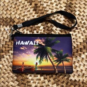 Hawaii Sunset Wristlet Pouch